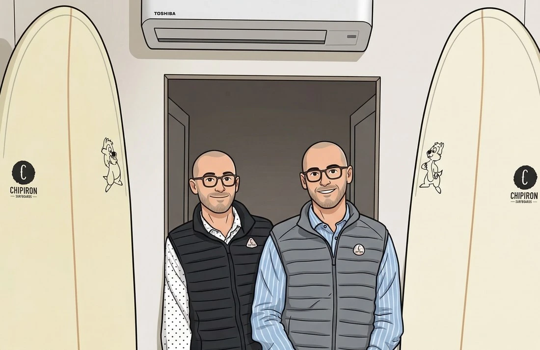Illustration des fondateurs Voltria